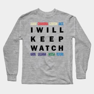 Oath of Gatewatch MTG I Will Keep Watch V2 Long Sleeve T-Shirt